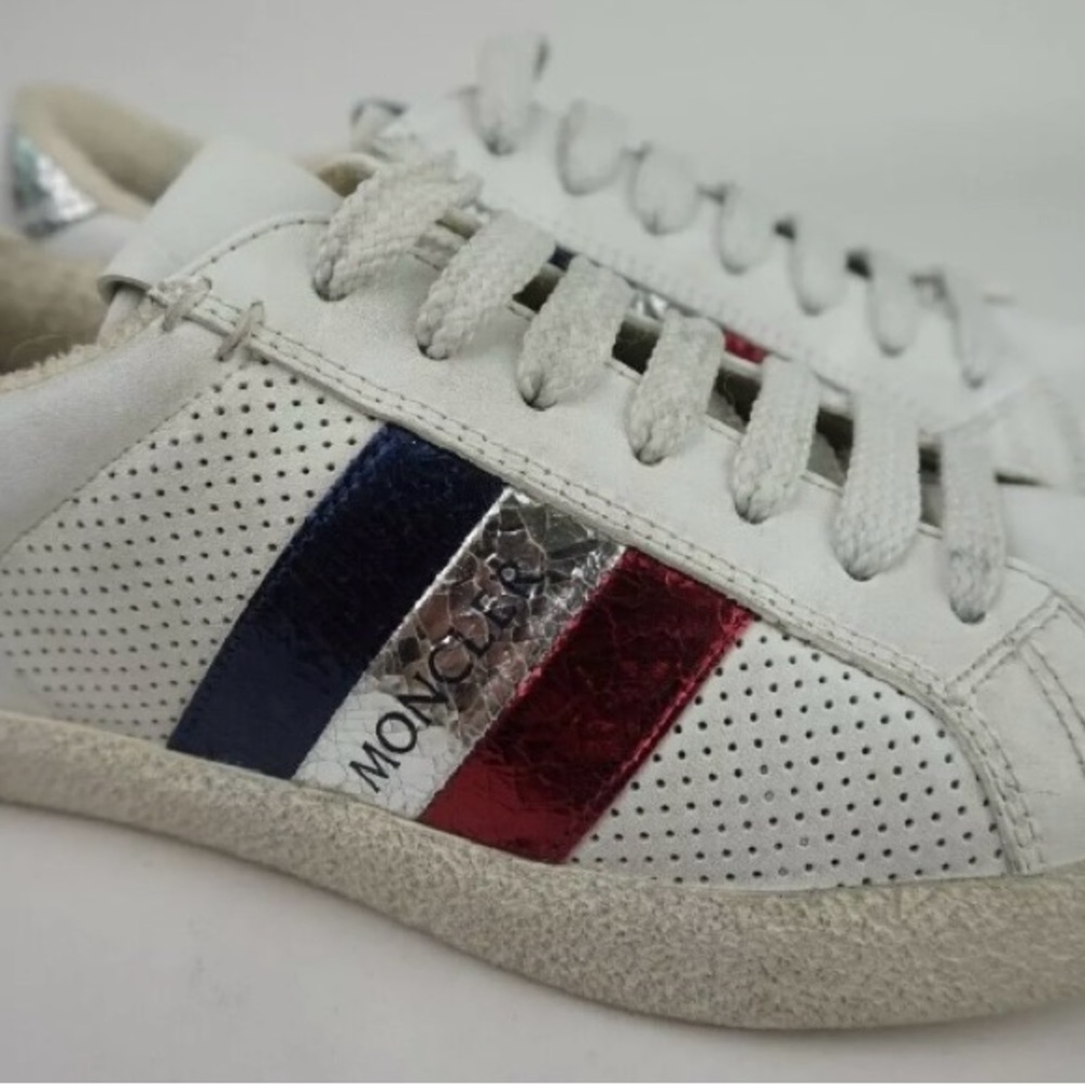 Moncler White Sneakers